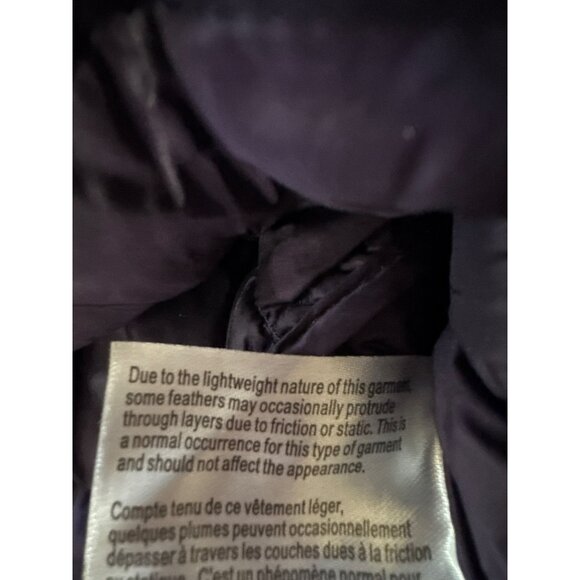 Michael Kors Womens Packable Down Jacket Size XL PURPLE Lightweight Hooded - Picture 5 of 5